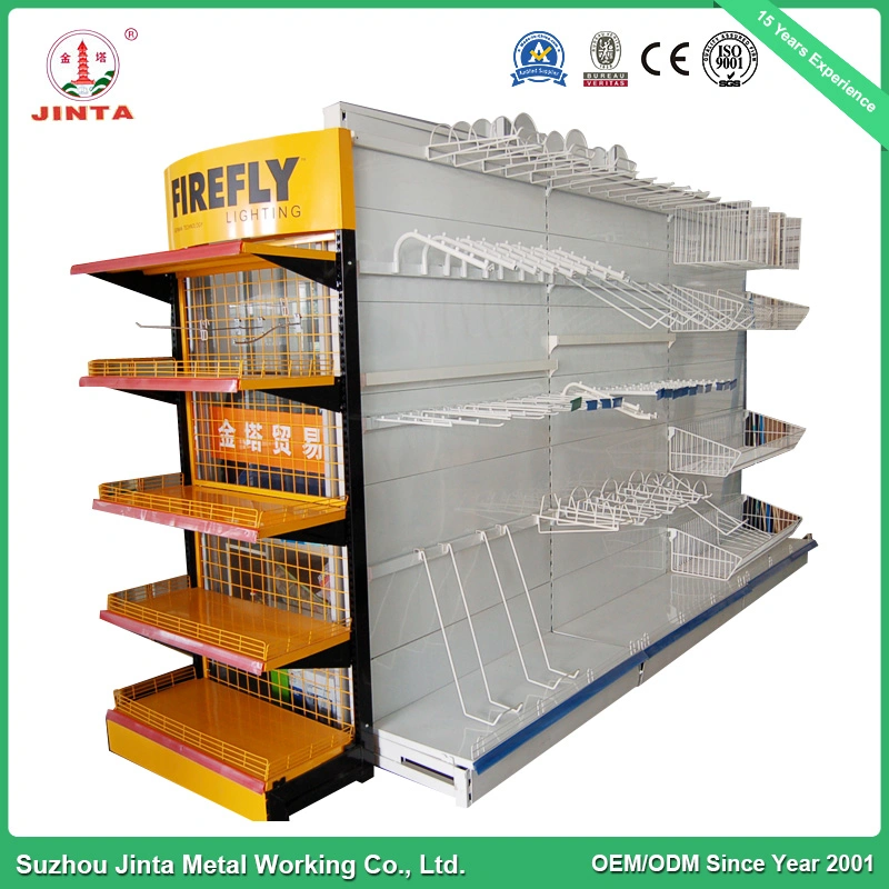 Double Sided Supermarket Shelf with Ce Proved