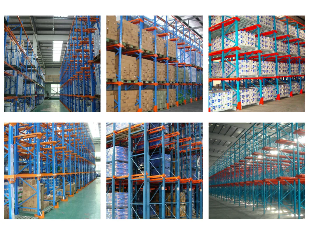 Hot Sale Q235B Steel Material Drive in Heavy Duty Storage Racking for Factory Warehouse