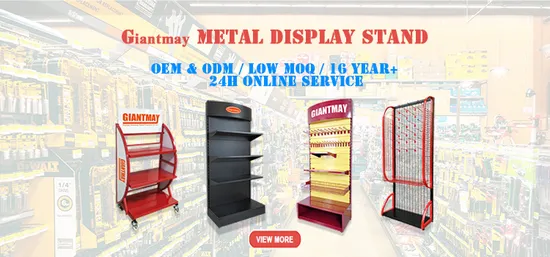Exhibition Equipment Supermarket Pegboard Floor Display Rack for Power Tools