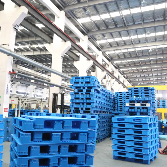 信頼性と高品質の産業用物流倉庫保管、耐久性のあるプラスチックパレット